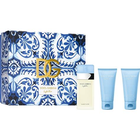 dolce gabbana light blue gedchenkset|Gift Set Dolce&Gabbana LIGHT BLUE Eau de Toilette 50 ml.